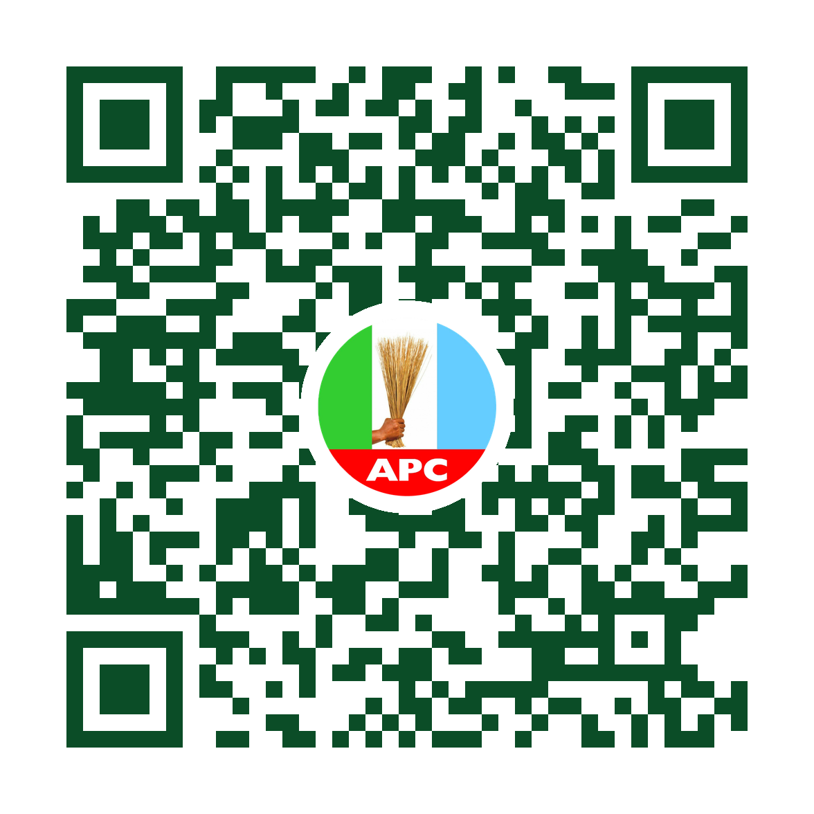 QR code linking to quick registration
